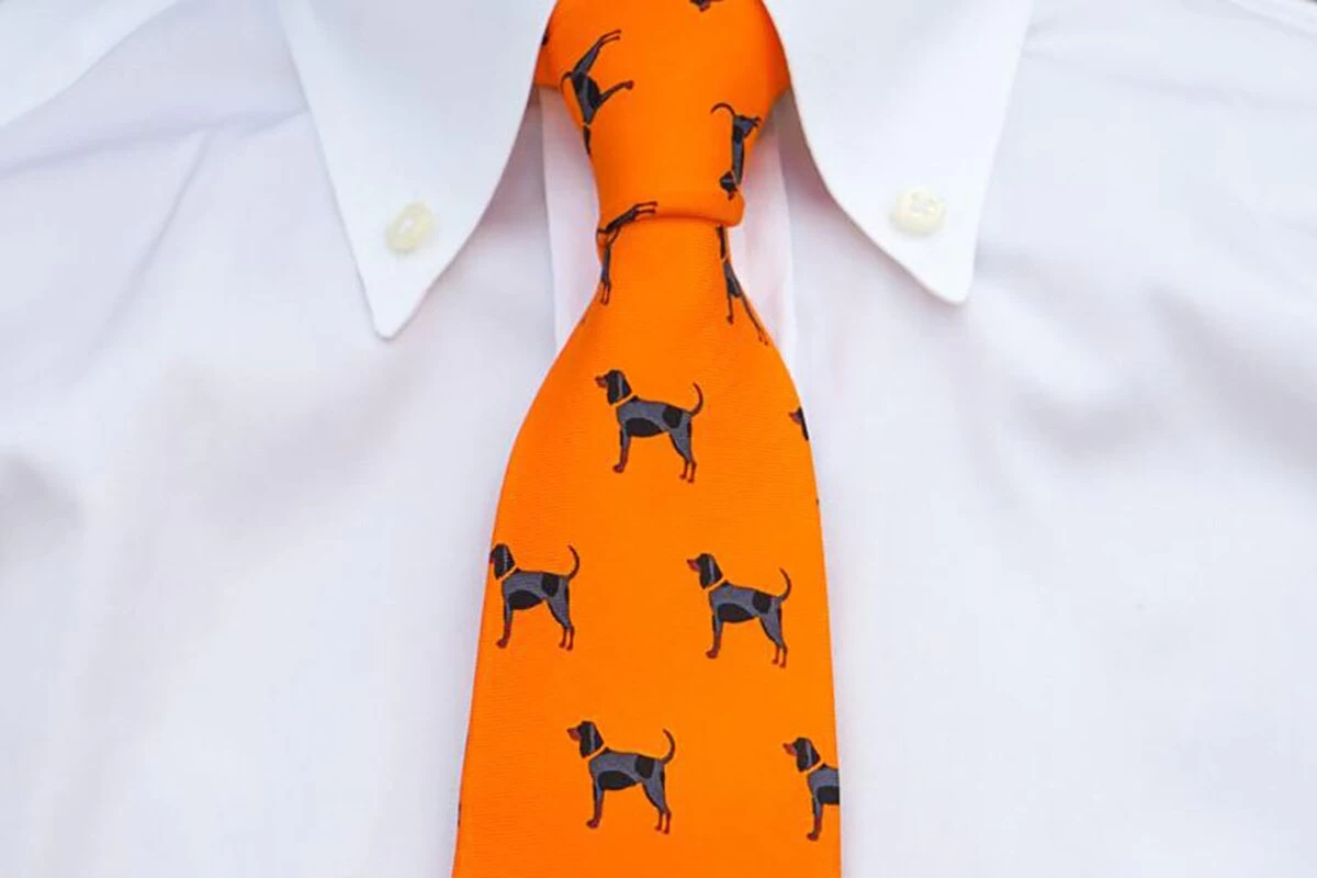 Volunteer Traditions Bluetick Tie 3 Volunteer Traditions Bluetick Tie