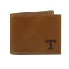 Tan Leather Embossed Passcase Wallet -Apparel Specialty Shop 1428940 01