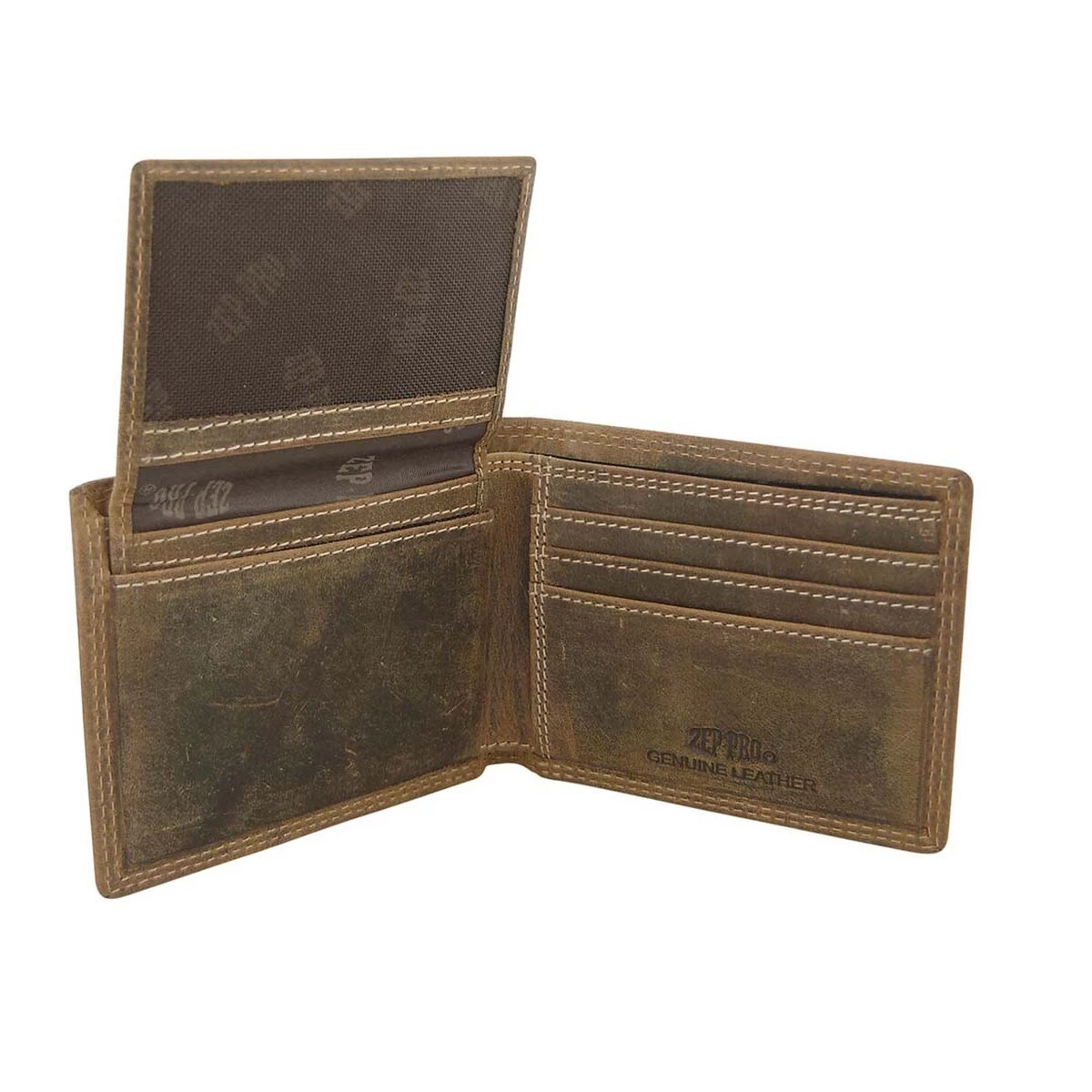 Leather Vintage Tan Bi-fold Wallet 5 Leather Vintage Tan Bi-fold Wallet - Image 3