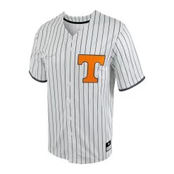 Nike Full Button Pinstripe Baseball Jersey