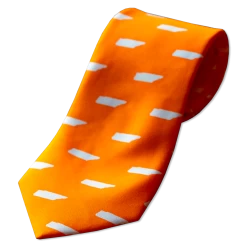 Volunteer Traditions Tennessee State Shape Tie
