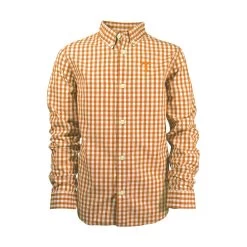 Kids Gingham Button-down Shirt