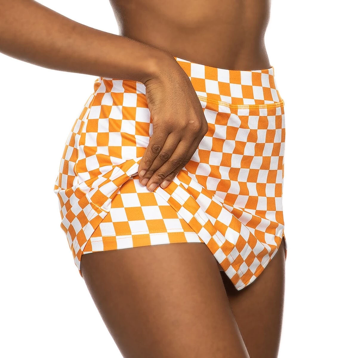 Tennessee Mini V Notch Checkerboard Skort 4 Tennessee Mini V Notch Checkerboard Skort - Image 2
