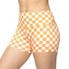 Women's Tennessee Checkerboard Booty Shorts 2 Women's Tennessee Checkerboard Booty Shorts -Apparel Specialty Shop 444969p 01