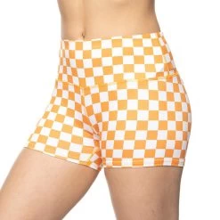 Women's Tennessee Checkerboard Booty Shorts