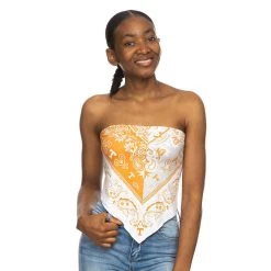 Mist Tie-Back Bandana Crop