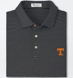 Peter Millar Tennessee Marlin Stripe Performance Jersey Polo