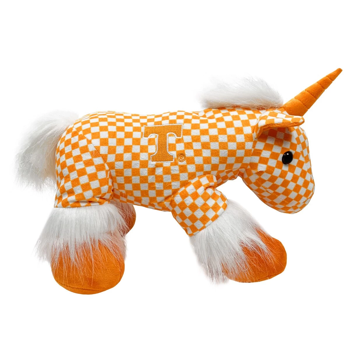 Plush Tennessee Checkerboard Unicorn 3 Plush Tennessee Checkerboard Unicorn