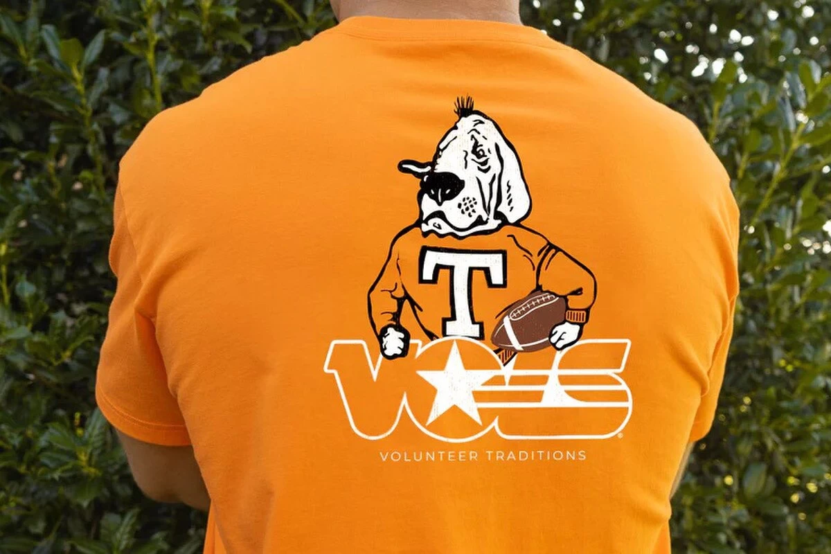 Volunteer Traditions Smokey Football Pocket Tee 3 Volunteer Traditions Smokey Football Pocket Tee