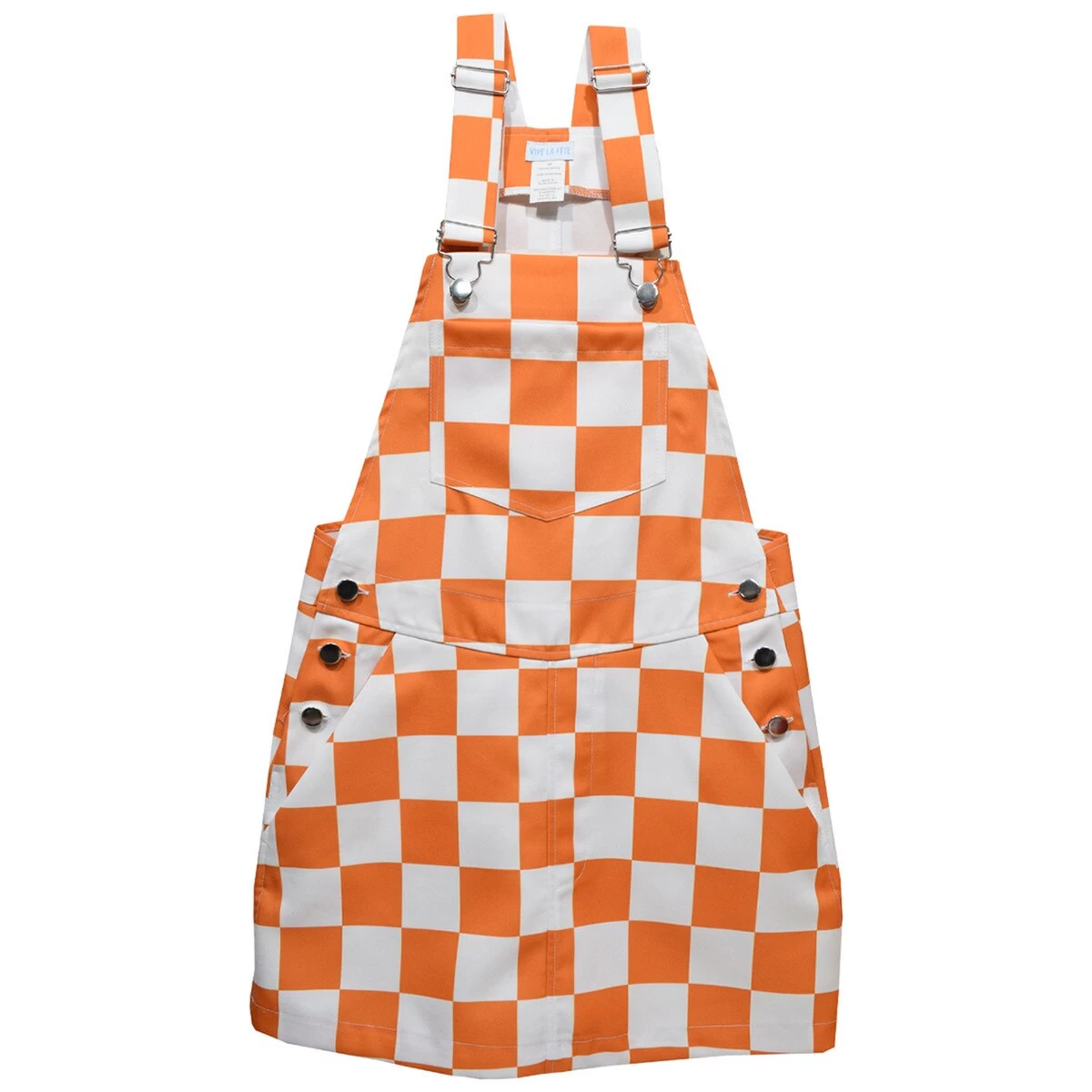 Youth Checkerboard Bib Overall Dress 3 Youth Checkerboard Bib Overall Dress
