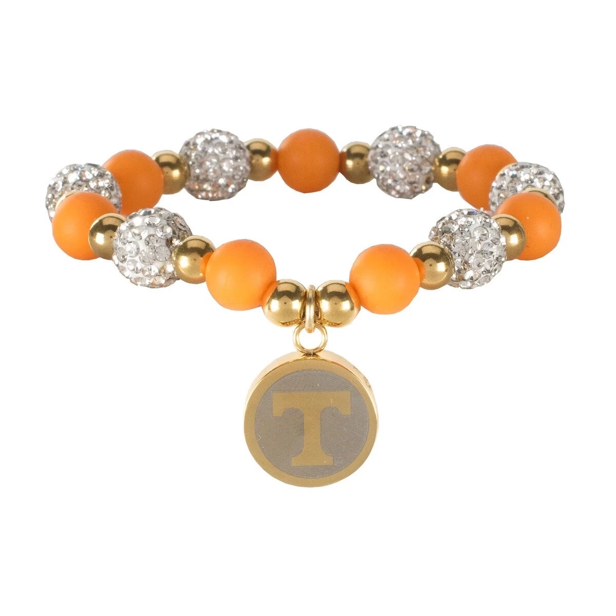 Beaded Tennessee Bracelet Gold 3 Beaded Tennessee Bracelet Gold