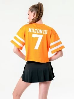 Women's Crop NIL Football Jersey