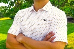 Tennessee Volunteer Traditions Bluetick Dots Polo