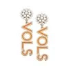 Pearl Bead Cluster VOLS Earrings -Apparel Specialty Shop 497419 01