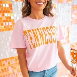 Women's Pink Tennessee Tee